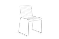 Billede af HAY Hee Dining Chair 2 stk SH: 47 cm - White