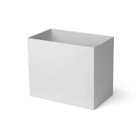 Billede af Ferm Living Plant Box Pot Large 19,5x33 cm - Light Grey OUTLET