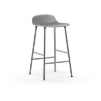 Billede af Normann Copenhagen Form Barstol SH: 65cm - Grå/Krom