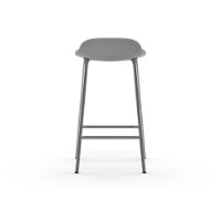 Billede af Normann Copenhagen Form Barstol SH: 65cm - Grå/Krom
