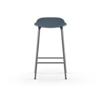 Billede af Normann Copenhagen Form Barstol SH: 65cm - Blå/Krom