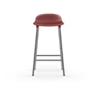 Billede af Normann Copenhagen Form Barstol SH: 65cm - Rød/Krom