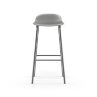 Billede af Normann Copenhagen Form Barstol SH: 75cm - Grå/Krom