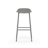 Billede af Normann Copenhagen Form Barstol SH: 75cm - Grå/Krom