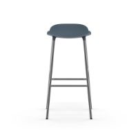 Billede af Normann Copenhagen Form Barstol SH: 75 cm - Blå/Krom