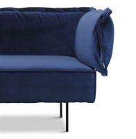 Billede af HANDVÄRK FURNITURE Modular 2 Pers. Sofa L: 200 cm - Velvet Royal Blue