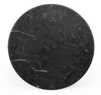 Billede af Wendelbo Floema Medium Sofabord Ø: 60 cm - Sort Marmor