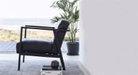 Billede af Andersen Furniture LC1 Loungechair SH: 42 cm - Sort læder/Sortlakeret Eg