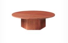 Billede af GUBI Epic Coffee Table Ø: 110 cm - Red Travertine