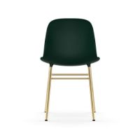 Billede af Normann Copenhagen Form Stol SH: 44cm - Grøn/Messing