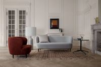 Billede af GUBI Stay Sofa Fully Upholstered, 190x95 cm - Dedar Karakorum 004/Oak 