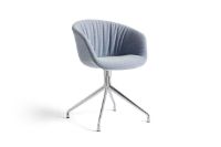 Billede af HAY AAC 21 Soft About A Chair SH: 46 cm - Polished Aluminium/Steelcut Trio 716