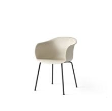 Billede af &Tradition Elefy JH28 Chair SH: 46 cm - Soft Beige/Sort