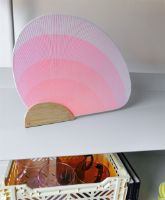 Billede af HAY Bamboo Paper Fan L:28 x H:21,5 cm - Pink OUTLET