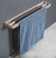 Billede af Andersen Furniture Towel Rack, Double - 73,5x13 cm - Oak Lacquer 