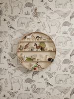 Billede af Ferm Living Katie Scott Wallpaper Animals L: 1 m - Off-White OUTLET