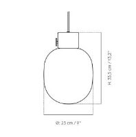 Billede af Audo Copenhagen JWDA Pendant Ø: 23 cm - Polished Brass