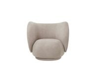 Billede af Ferm Living Rico Lounge Chair Brushed SH: 41 cm - Sand
