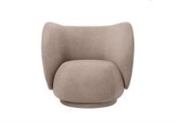 Billede af Ferm Living Rico Lounge Chair Boucle SH: 41 cm - Sand