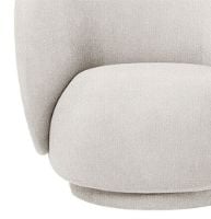 Billede af Ferm Living Rico Lounge Chair Boucle SH: 41 cm - Off White   