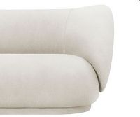 Billede af Ferm Living Rico 3 Personers Sofa Brushed L:210 cm - Off White
