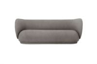 Billede af Ferm Living Rico 3 Personers Sofa Brushed L: 210 cm - Warm Grey