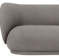 Billede af Ferm Living Rico 3 Personers Sofa Brushed L: 210 cm - Warm Grey
