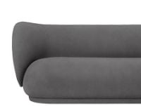 Billede af Ferm Living Rico 4 Personers Sofa Brushed L: 260 cm - Warm Grey
