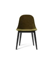Billede af Audo Copenhagen Harbour Side Dining Chair SH: 45 cm - City Velvet CA7832/031 / Black Oak Base