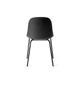 Billede af Audo Copenhagen Harbour Side Dining Chair SH: 45 cm - Black Shell / Black Steel Base