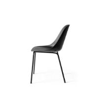 Billede af Audo Copenhagen Harbour Side Dining Chair SH: 45 cm - Black Shell / Black Steel Base