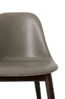 Billede af Audo Copenhagen Harbour Side Dining Chair SH: 45 cm - Dakar 0311 / Dark Stained Oak Base