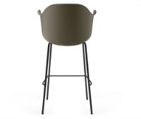 Billede af Audo Copenhagen Harbour Bar Chair sædehøjde: 73 cm - Olive Shell / Black Steel Base