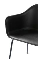 Billede af Audo Copenhagen Harbour Dining Chair SH: 45 cm - Dakar 0842 / Black Steel  