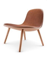 Billede af Eva Solo Abalone Lounge Chair SH: 40 cm - Olieret Eg/Cognac Læder