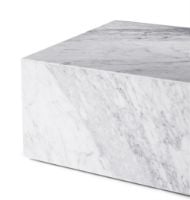 Billede af Audo Copenhagen Plinth Low H: 27 cm - White Carrara Marble  
