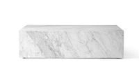 Billede af Audo Copenhagen Plinth Low H: 27 cm - White Carrara Marble  