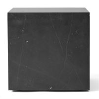 Billede af Audo Copenhagen Plinth Cubic H: 40 cm - Black Nero Marquina Marble