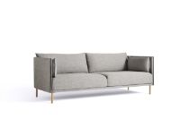 Billede af HAY Silhouette 3 Personers Sofa Mono L:212 cm - Ruskin 33 / Oiled Solid Oak