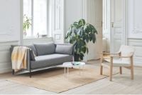 Billede af HAY Silhouette 2 Personers Sofa Mono L:171 cm - Hallingdal 166 / Black Powder Coated Steel