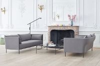 Billede af HAY Silhouette 2 Personers Sofa Mono L:171 cm - Remix 783 / Black Powder Coated Steel