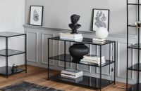 Billede af Nordal Hand Illustration 40x30 cm -  Black Frame OUTLET