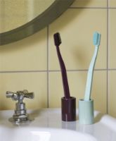 Billede af HAY Toothbrush Holder H: 5 cm - Dark Green OUTLET