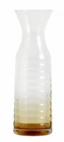 Billede af Nordal Jog Glass Jug 1 L H: 28 cm - Clear/Amber OUTLET