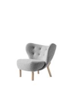 Billede af &Tradition Little Petra VB1 Lounge Chair SH: 40 cm - White Oiled Oak/Hallingdal 130