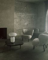 Billede af &Tradition Little Petra VB1 Lounge Chair SH: 40 cm - White Oiled Oak/Hallingdal 130