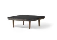 Billede af &Tradition Fly SC4 Lounge Table 80x80 cm - Smoked Oiled Oak/Honed Nero Marquina