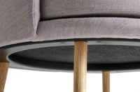 Billede af HAY Dorso Lænestol SH: 40 cm - Oiled Solid Oak / Remix 682 OUTLET