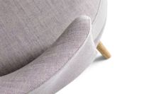 Billede af HAY Dorso Lænestol SH: 40 cm - Oiled Solid Oak / Remix 682 OUTLET