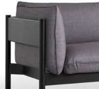 Billede af HAY Arbour 3 Seater B: 220 cm - Remix 266 / Black Waterbased Lacquered Solid Beech